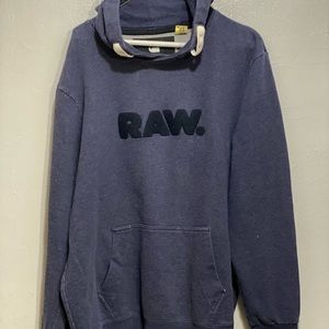 Blue G-Star pullover hoodie